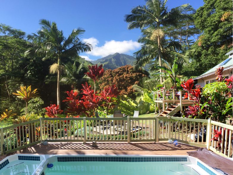 Romantic Garden Cottage with View & Pool - Hanalei, Kauai, Hawái