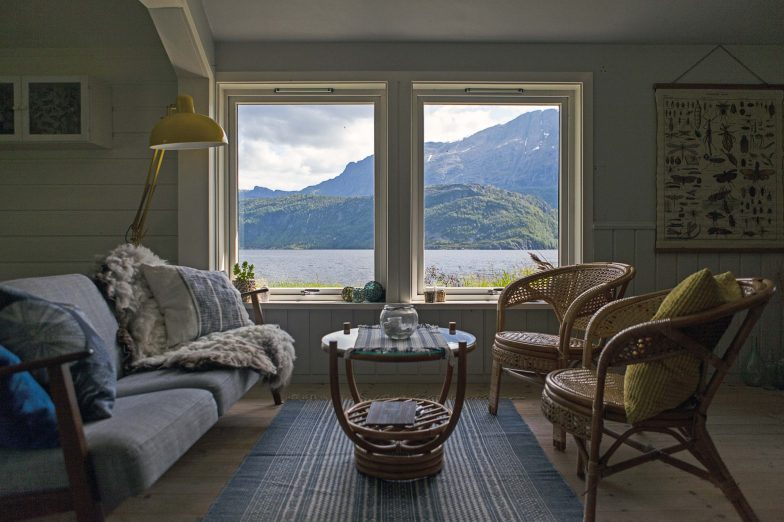 Helle Gard: Idílica casa de campo junto al fiordo - Noruega