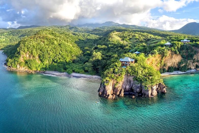 Bahía secreta, Dominica